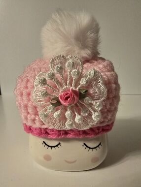 Spring Flower Marshmallow Mug Hat